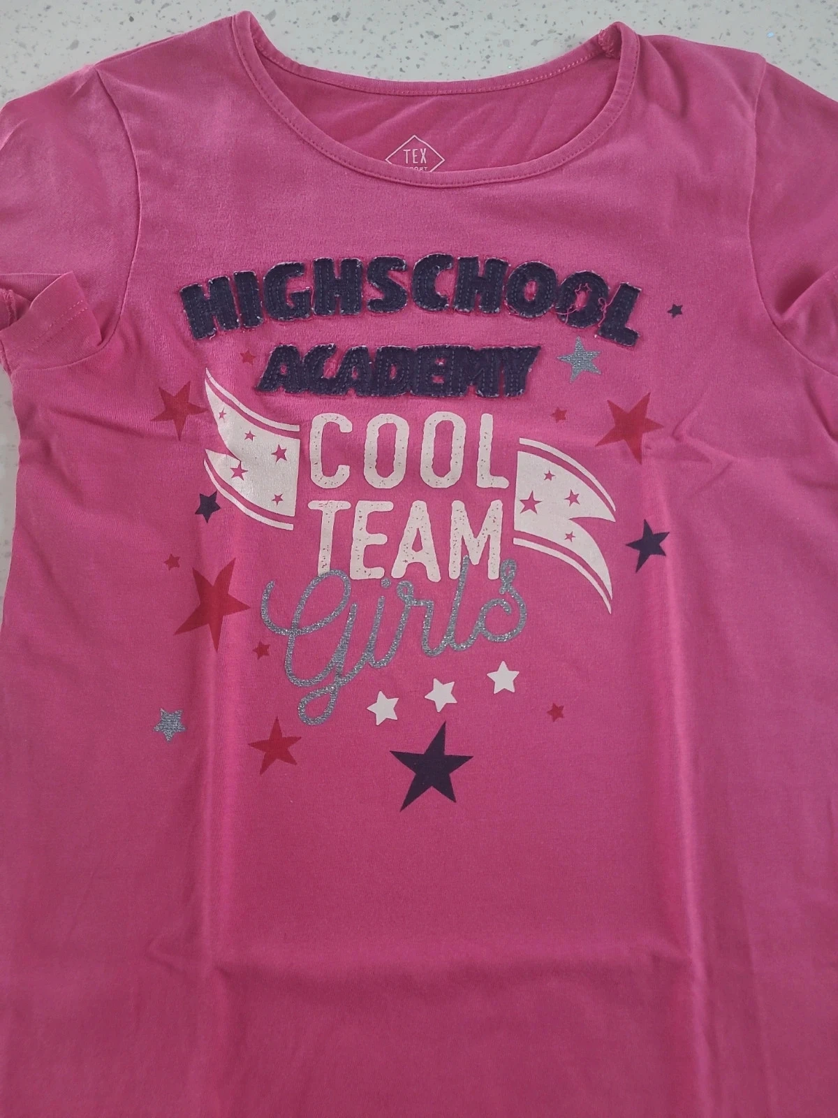 Camiseta para niña fucsia – photo 2